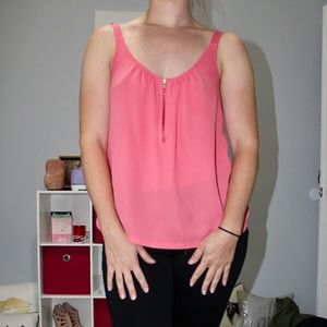 Express Coral Tank Top